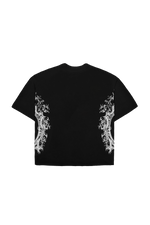 Angel Shorter Fit Black T-shirt